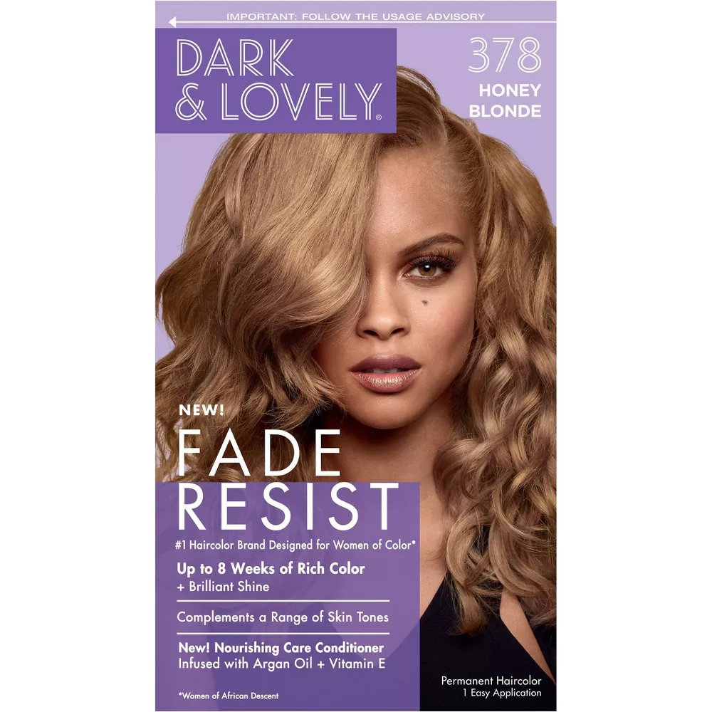 Softsheen Carson Dark And Lovely Hair Color, Permanent Long-Lasting True-To-Tone Colour Honey Blonde # Kit